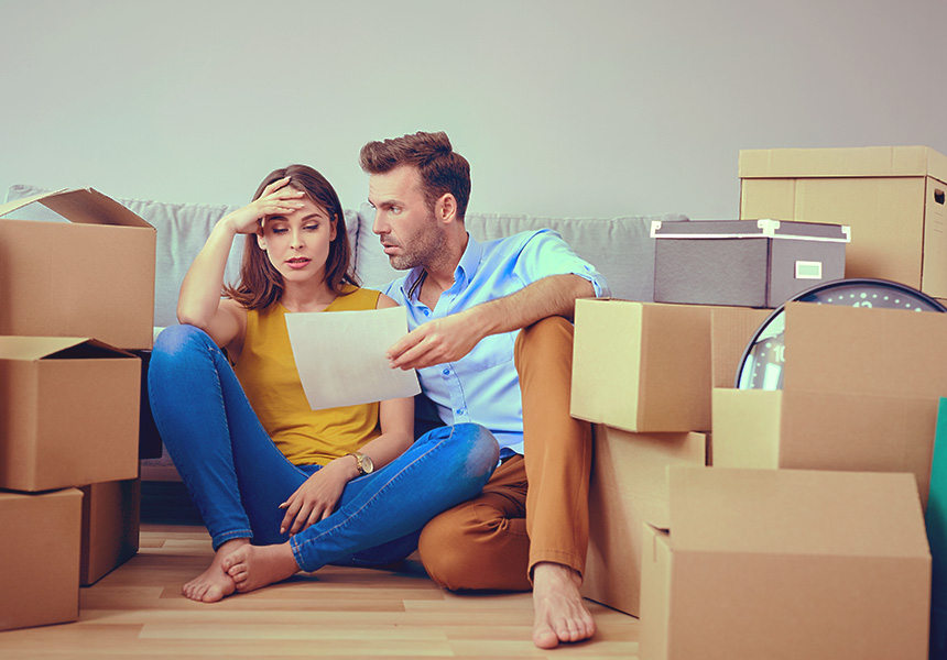 Moeilijk huur betalen